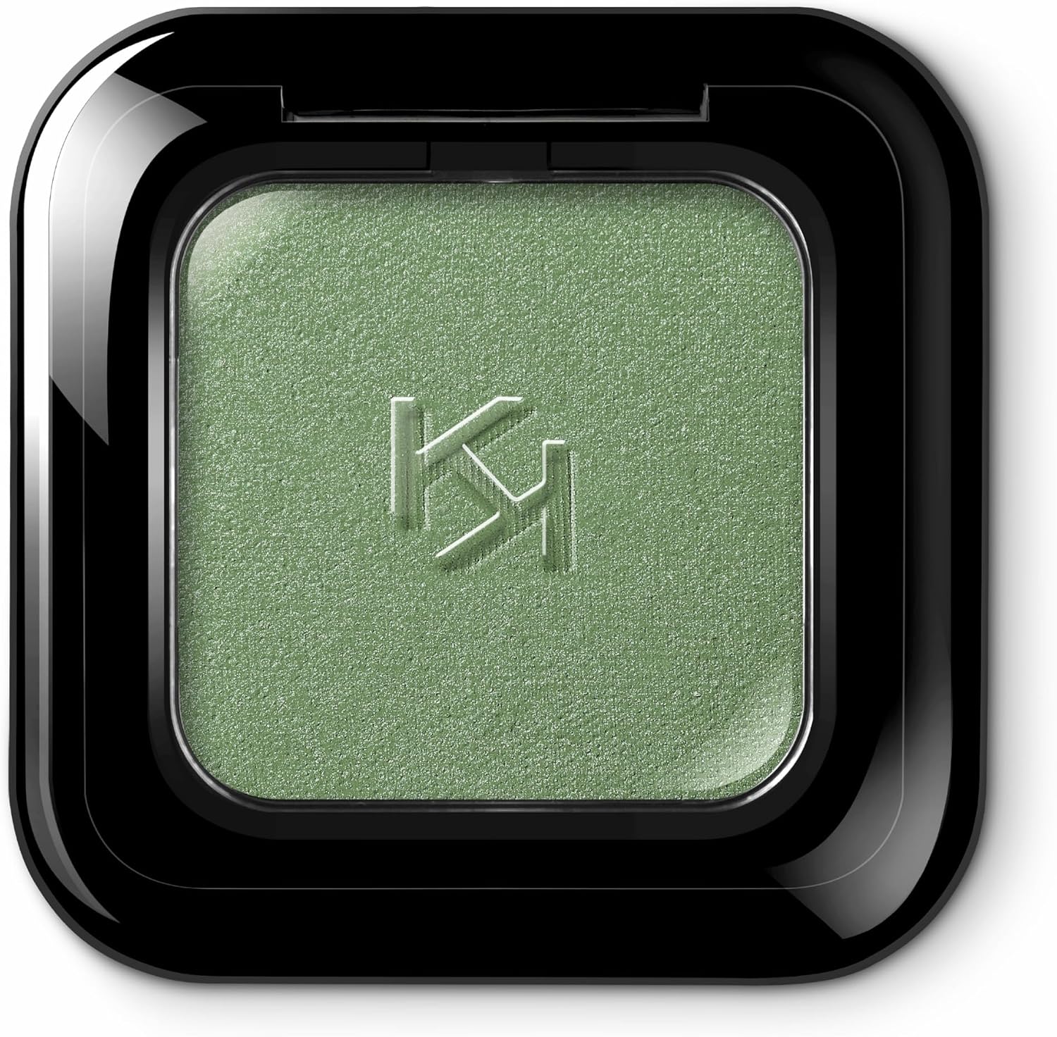 KIKO Milano High Pigment Eyeshadow front view showing 47 Satin Spring Green shade.
