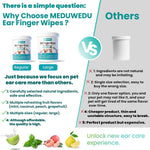 Resealable lid of Meduwedu ear cleaner wipes jar