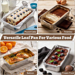 TeamFar meatloaf pan shown during food preparation and storage.