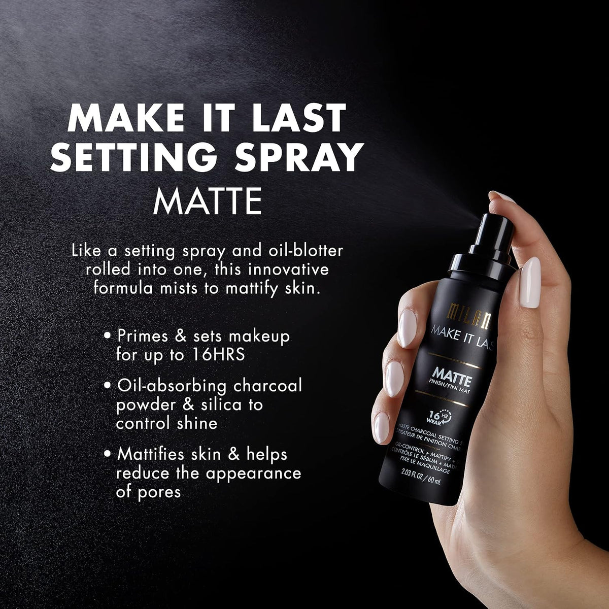 Milani No Pore Zone Mattifying Primer tube on a clean white background