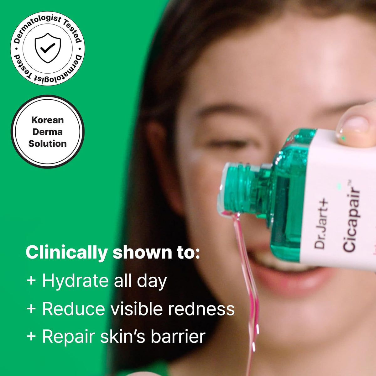 Dr.Jart+ Cicapair Korean hydrating face lotion 150ml bottle packaging