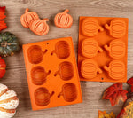 Webake pumpkin mold 6-cavity layout