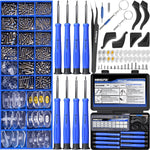 Mingfix magnetic eyeglass repair kit front view showing tools and case