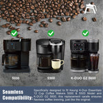 CUPALL replacement coffee pot showing measurement markings