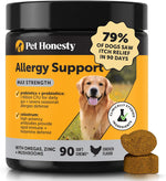 Dog Allergy Relief Immunity Chews - Paw Licking, Itching & Seasonal Allergies - with Colostrum, Probiotics, Turmeric & Salmon Oil - Vet Recommended Anti-Itch Supplement for Dogs (Salmon, 90 Ct) - Image 11