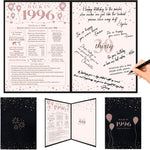 Crenics 30th birthday guest book poster front view