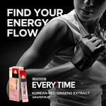 Jung Kwan Jang Everytime Korean Red Ginseng liquid sticks displayed on a wellness setup
