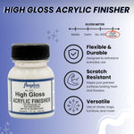 Angelus acrylic leather finisher label details