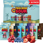 Final Boss Sour Candy | Level 4, Green Apple, 1 Pack - Made with Real Dried Fruit, No Artificial Colors, No Artificial Fruit Flavors, Low Calorie Snack for Kids, Teens, Adults, Lunch Boxes - Image 9