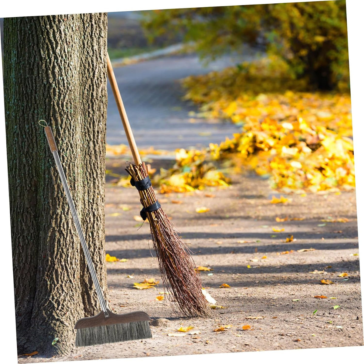 Push Broom with Soft Bristles Multi-use Floor Cleaning Tool for Home Effortlessly Removes Dirt and Pet Hair with Long Handle for Indoor Use - Image 9