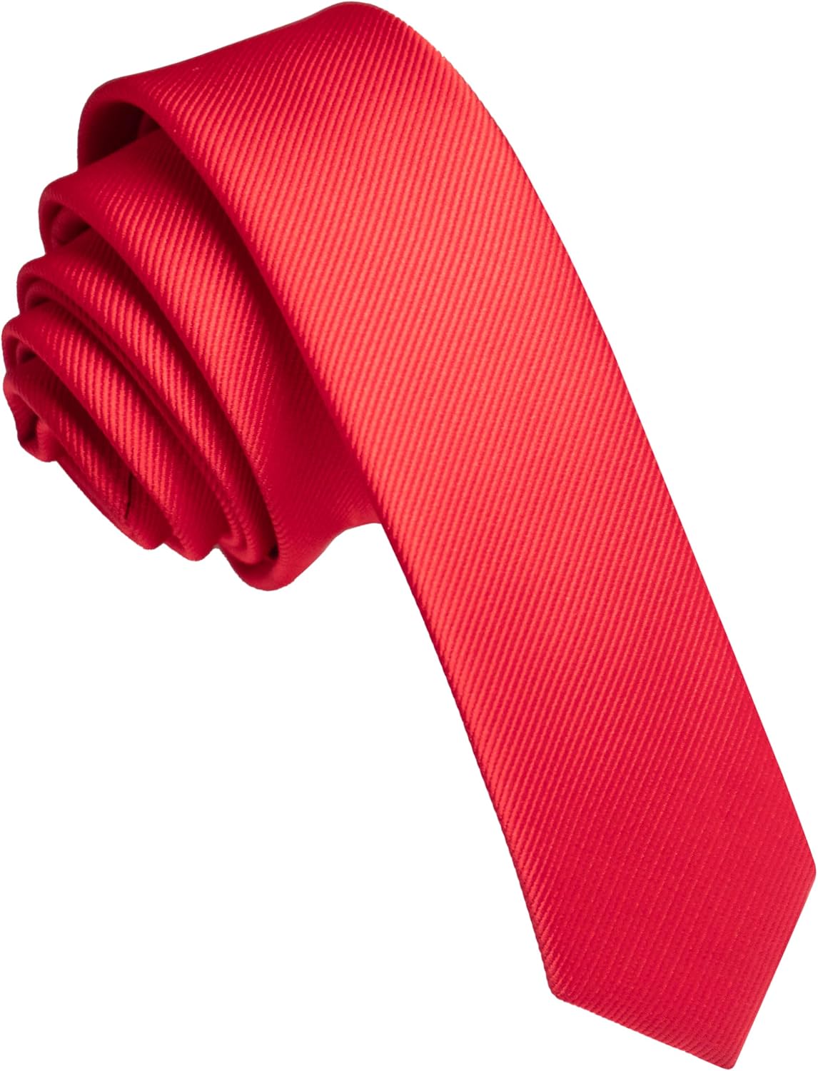 JEMYGINS 1.58" Solid Color Skinny Tie Slim Necktie for Men(4cm) - Image 14