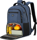 17.3 Inch Laptop Backpack Insulated Backpacks with Cooler Compartment,TSA Large School Backpack Lunch Box for Teens Boys,Anti-Theft Work Business Bookbag,College Computer Backpack for Men Women - Image 10