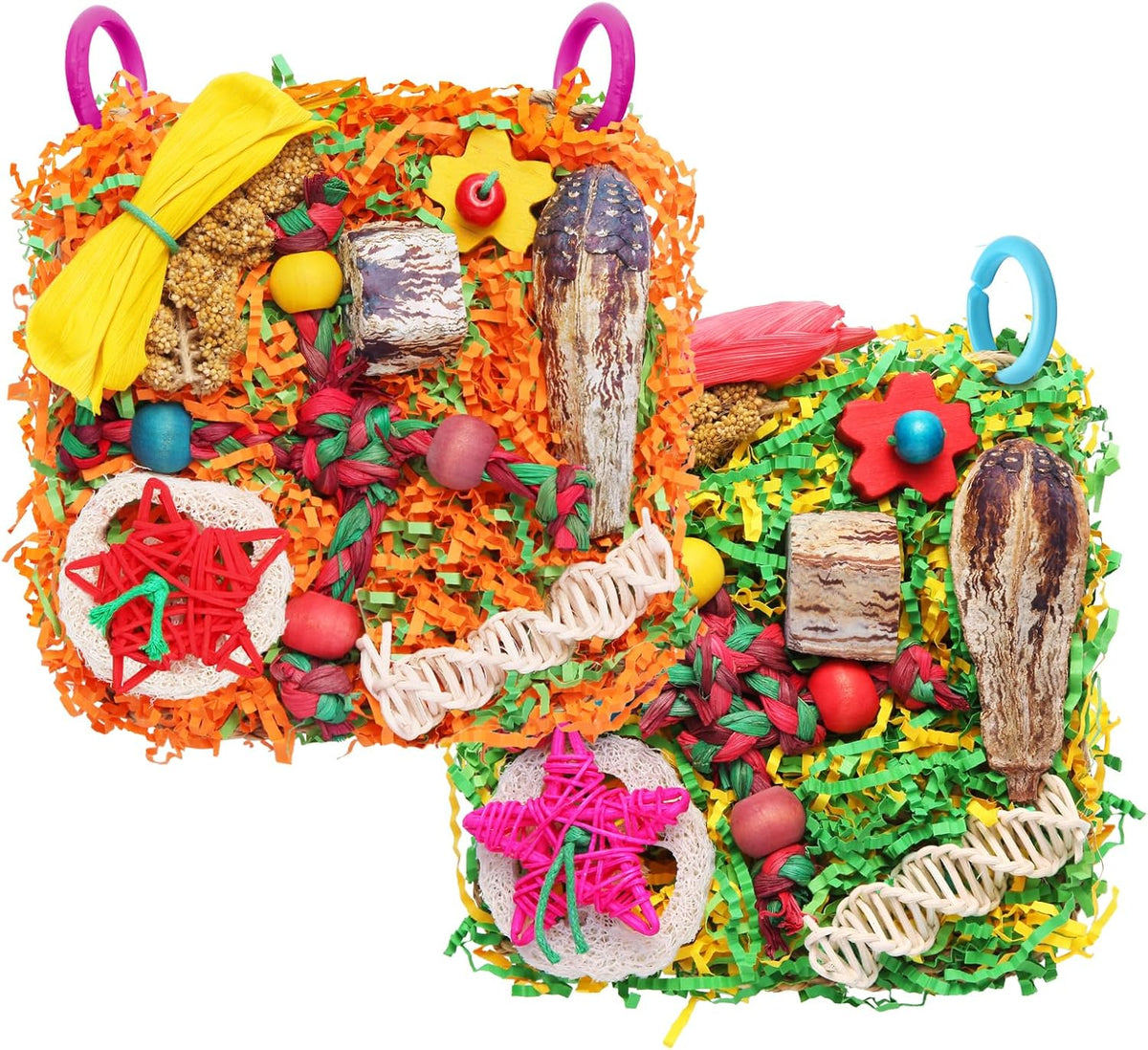 Imported YIXUND pet bird toy for healthy beak maintenance and mental stimulation