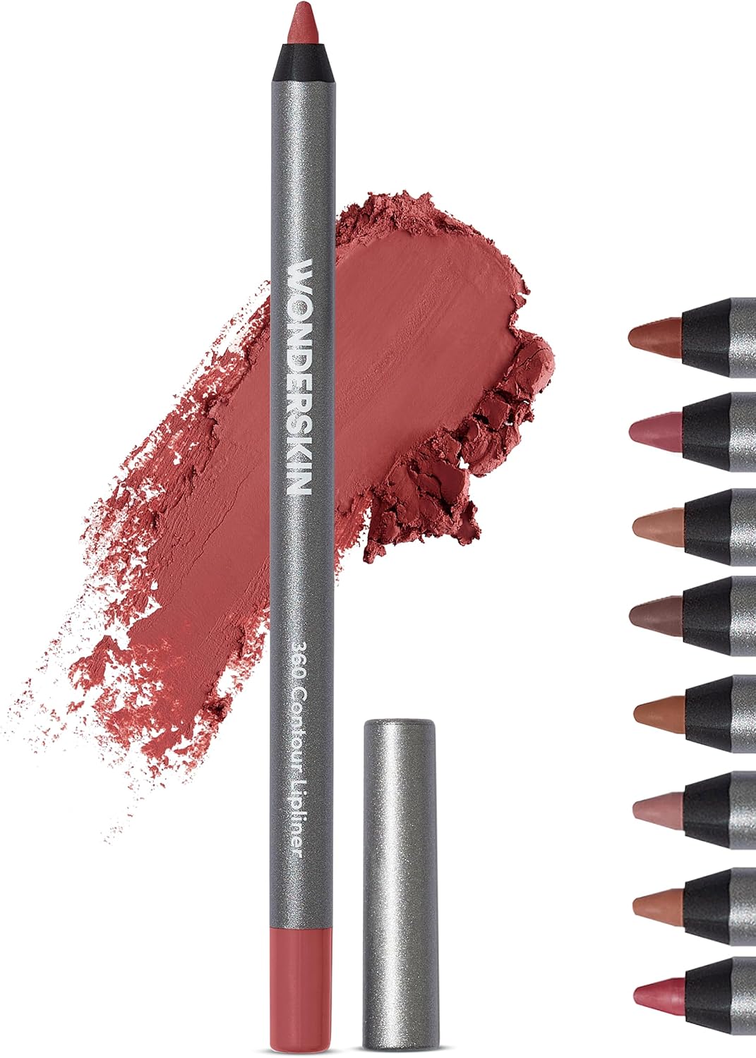 Wonderskin 360 Contour Lip Liner Pencil Ruby front view authentic imported makeup