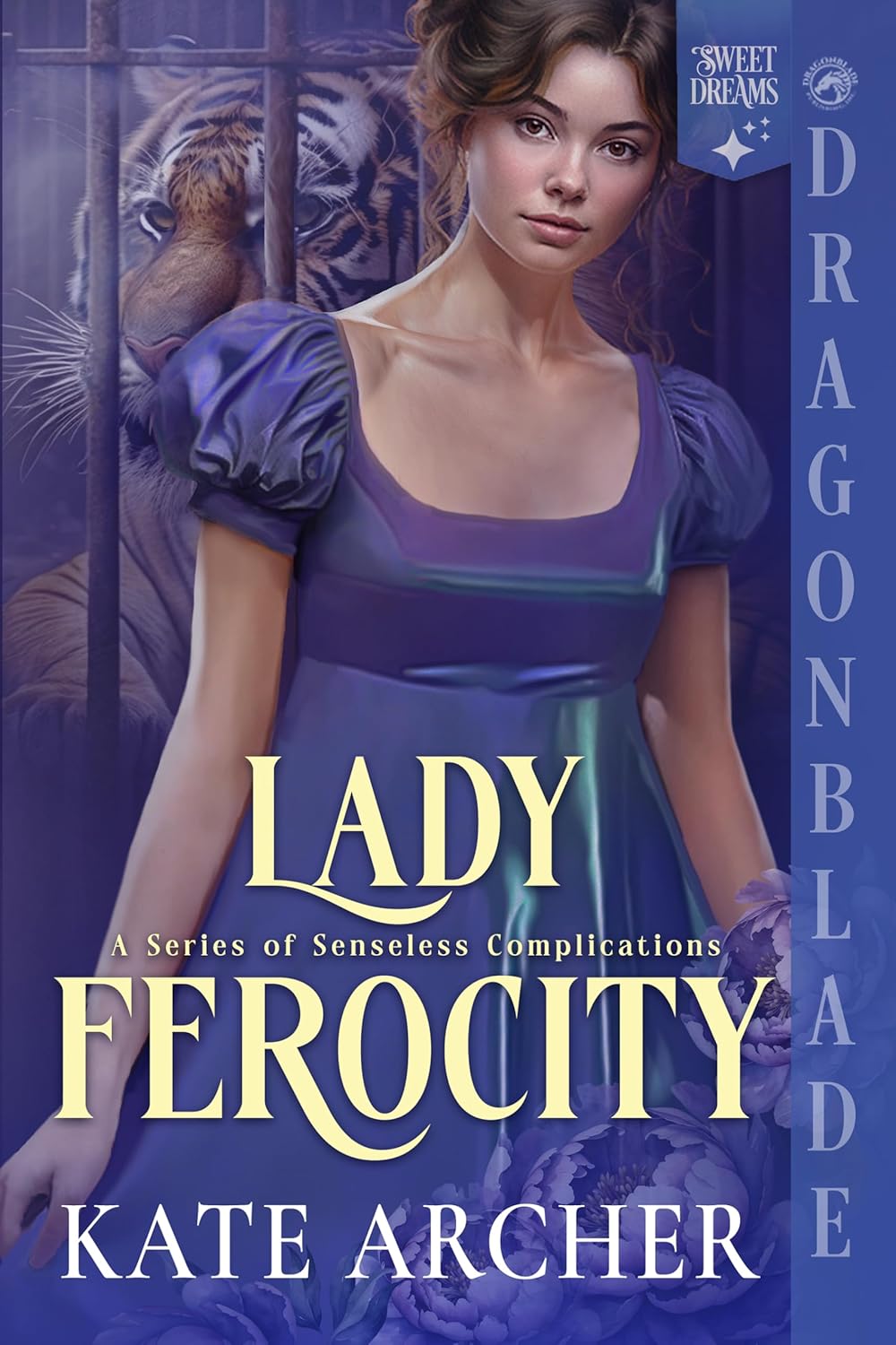 Kate Archer Lady Ferocity book cover front view Regency historical romance