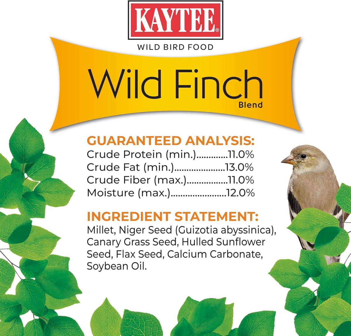 Kaytee 3 Pound bag of wild bird finch blend