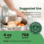 Micro Ingredients stevia sweetener scoop measurement demonstration
