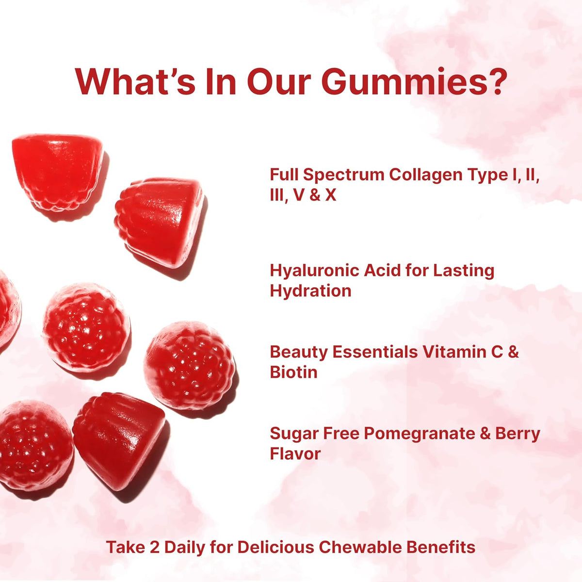 Micro Ingredients collagen gummies nutritional supplement facts label