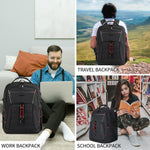 KROSER backpack RFID blocking pocket feature