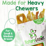 Nature Gnaws Beef Tendons Dog Chews dental hygiene treats for small dogs