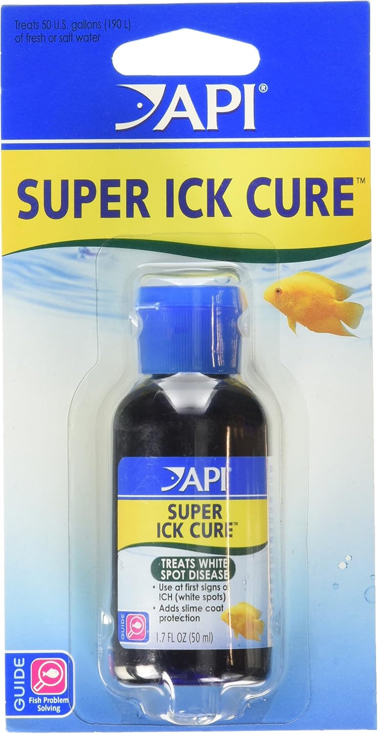 API Liquid Super Ick Cure full product presentation with imported labeling