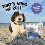Grain free hypoallergenic dog dental chews packaging