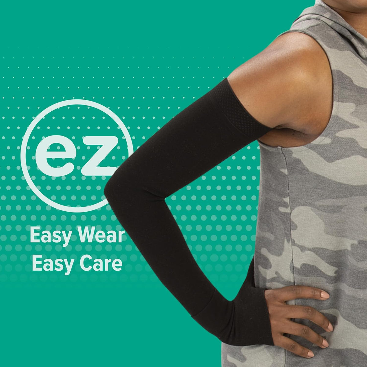 Packaged Juzo soft compression sleeve showing brand authenticity and labeling.