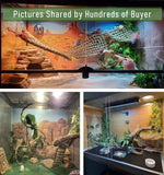 Tankmatdecor artificial terrarium plants and hanging leaves