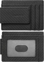 Toughergun Slim Wallet for Men RFID Blocking Money Clip, Minimalist Front Pocket Credit Card Holder, Magnetic Thin Mens Wallets with ID Window - Image 9