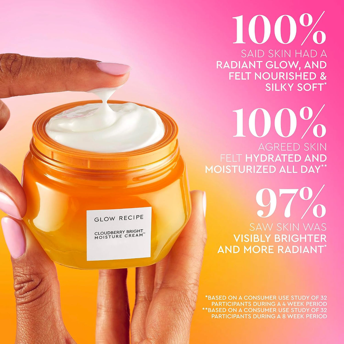 Glow Recipe Cloudberry Bright Cream Refill Pod - Ultra Moisturizing Korean Face Cream for Women with CoQ10, Multi Peptides & Vitamin C to Brighten, Repair Skin Barrier & Even Skin Tone (50 ml) - Image 9