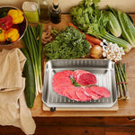 UNVSTIAR kitchen container set displayed with fresh deli slices