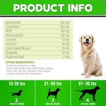 Furaland dog supplement instructions and daily weight based dosage chart