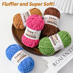 Waikxin craft yarn showing vibrant multicolor palette selection