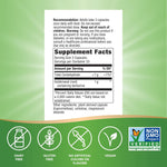 Natures Way Goldenseal Root vegan capsule close up
