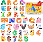 JoyCat animal magnetic letters and numbers set front packaging view