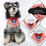 FUAMEY medium dog formal outfit stars and stripes bandana design