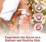 Authentic Jigott Korean body lotion bottle