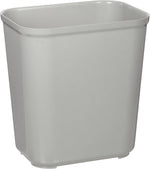 Rubbermaid 28 quart beige wastebasket bottom base detail