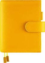 Genuine Leather Cover for A6 Notebooks, Fits Hobonichi Techo Original,Midori MD Planners, Leuchtturm1917 and Stalogy with Pen Loop, Card Slots, Side Pockets, Back Pocket and Bookmarks (Pink) - Image 10