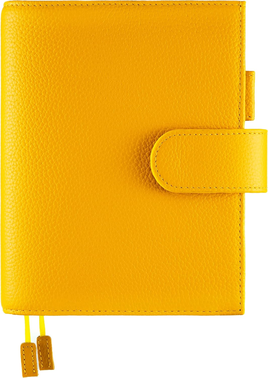 Genuine Leather Cover for A6 Notebooks, Fits Hobonichi Techo Original,Midori MD Planners, Leuchtturm1917 and Stalogy with Pen Loop, Card Slots, Side Pockets, Back Pocket and Bookmarks (Pink) - Image 10