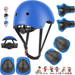 DaCool Kids Bike Helmet Set Skateboard Knee Pads - Kids Helmet Elbow Pads Wrist Guards Adjustable for 3~10yrs Girl Boy Kids Protective Gear Set for Sport Cycling Bike Roller Skating Scooter - Image 9