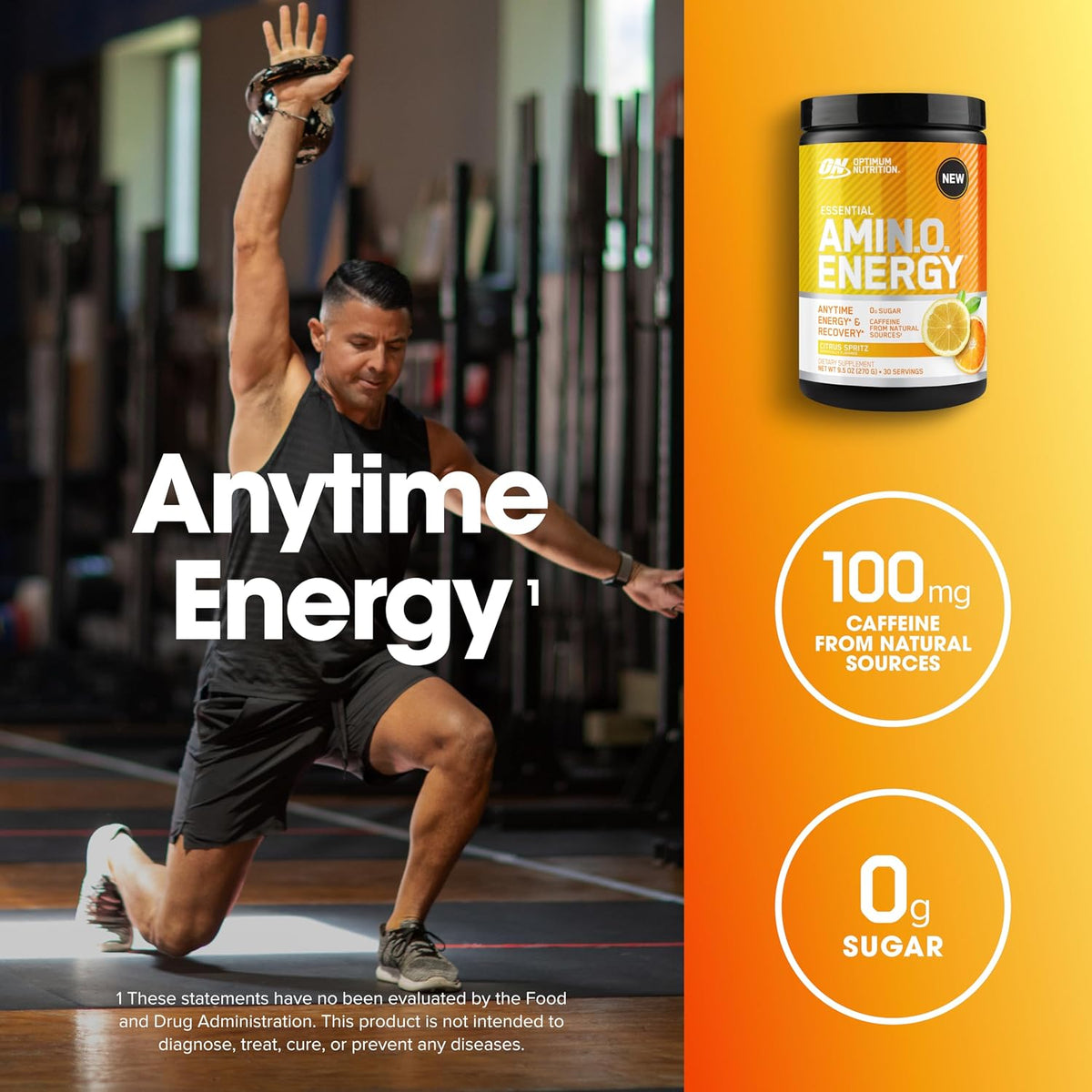 Authentic imported USA amino acid supplement for muscle recovery support