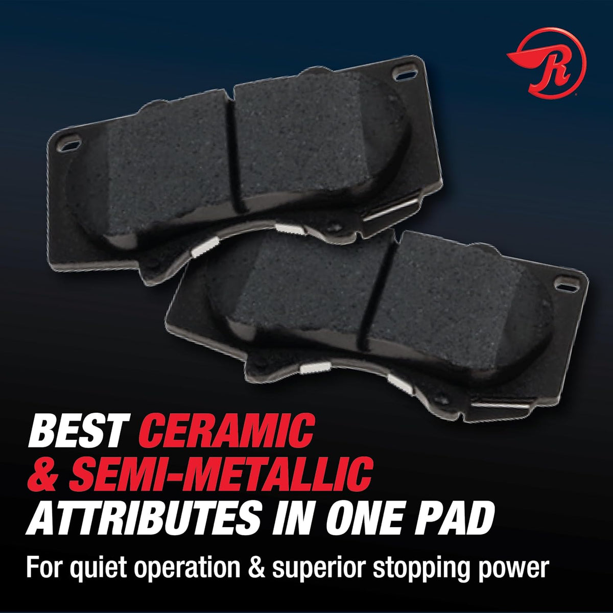 Rear brake pad set components and backing plate design
