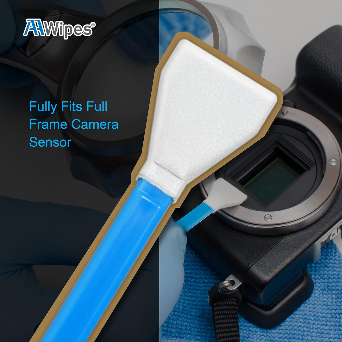 AAwipes Sensor Cleaning Swabs 16mm for APS-C Sensors DDR DSLR or SLR 20pcs - Image 3