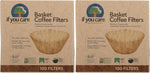 If You Care coffee filter baskets side profile for 8-12 cup makers