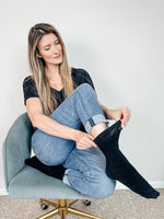 COTTON DAY women casual crew socks lifestyle display