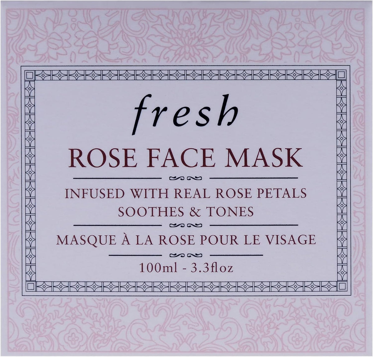 Fresh Rose Face Mask unboxing view imported skincare product