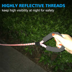 Ladoogo leash foam handle and tangle-free metal hook
