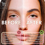 Bloomora 2-in-1 lash and brow kit bottles and solutions