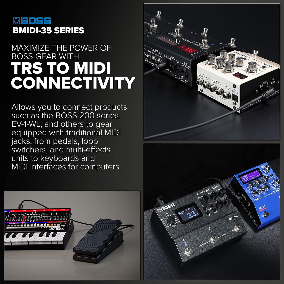 Boss multi-directional 5-pin DIN connector